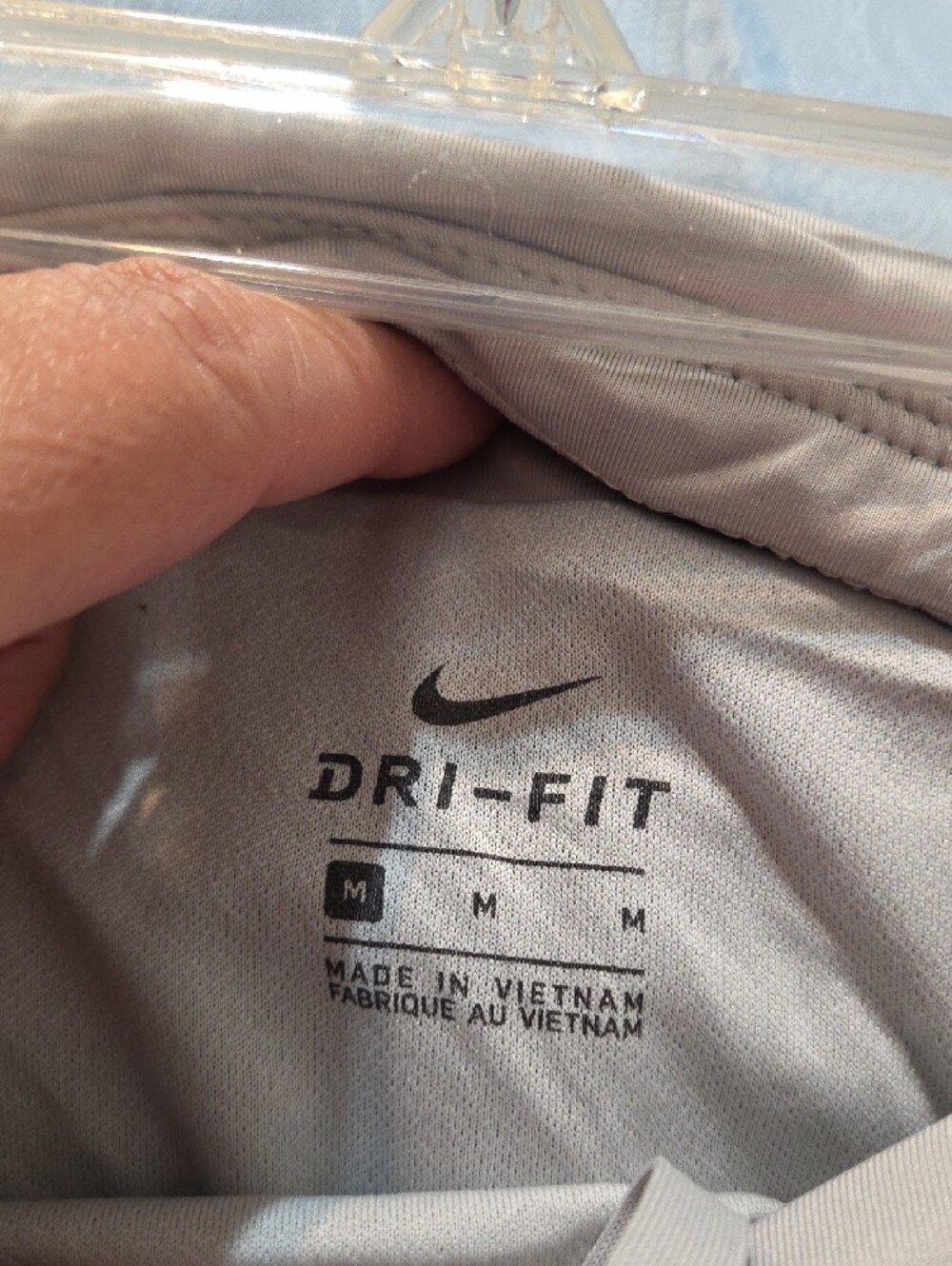 Nike Women’s Light Lavender Athletic Shorts with Swoosh - Picture 2 of 3
